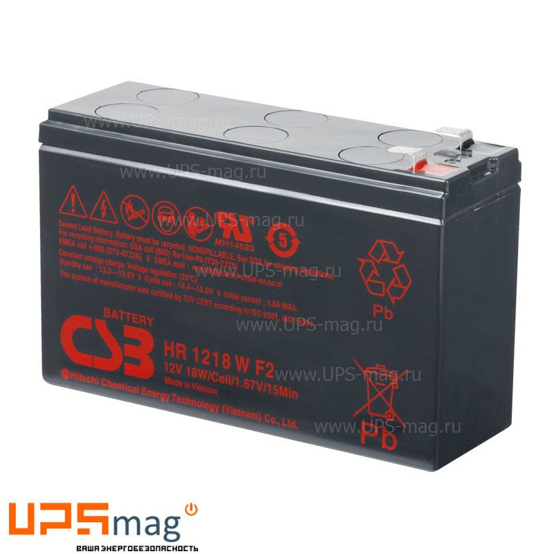 Аккумулятор CSB HR 1218W