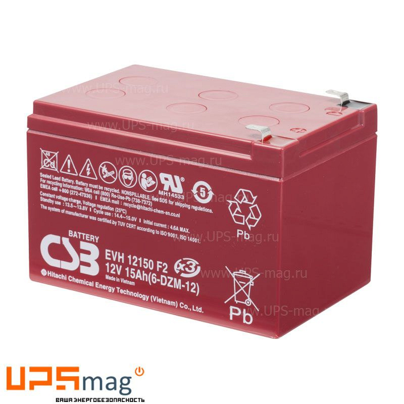 Аккумулятор CSB EVH 12150