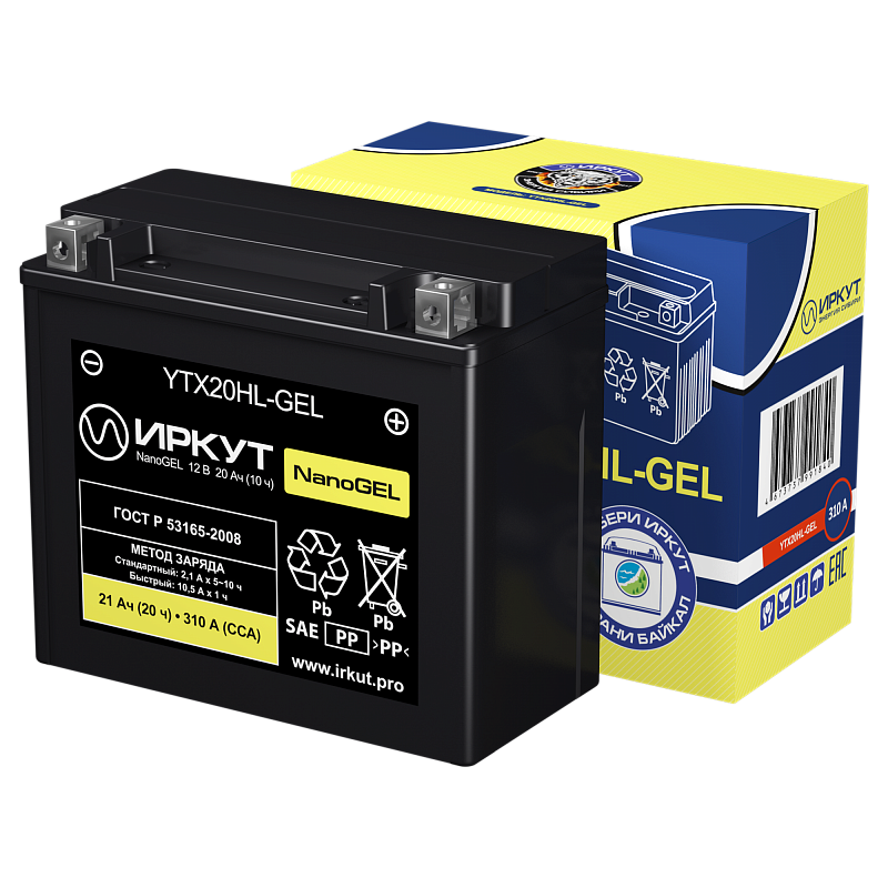 Иркут YTX20HL-GEL