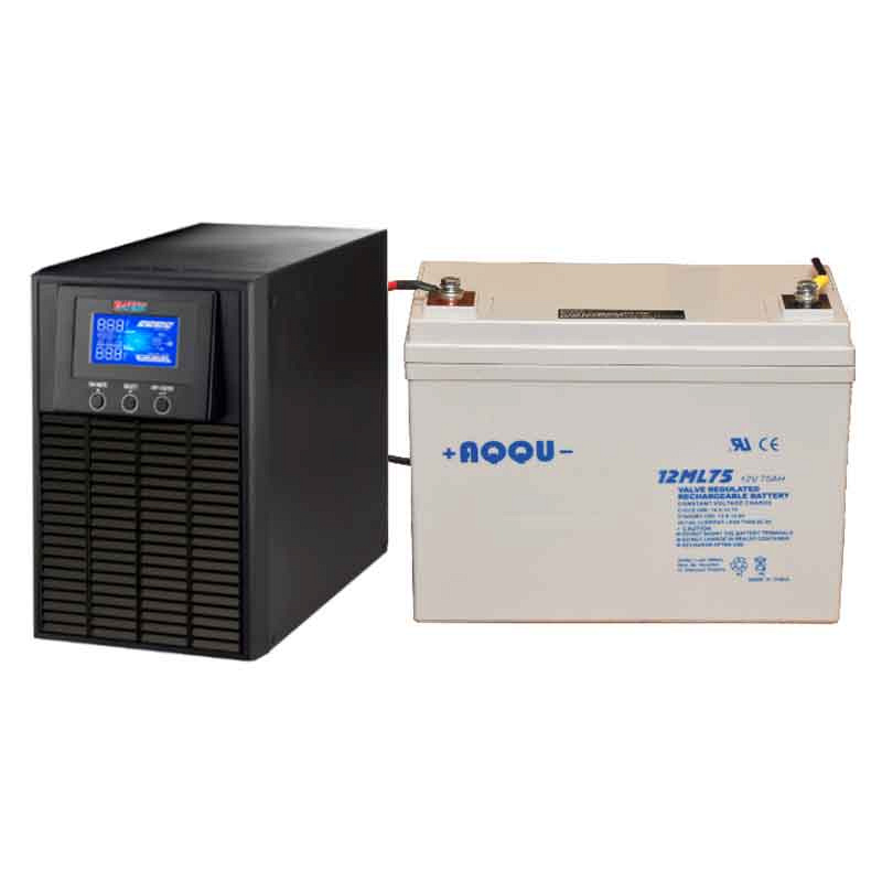 ИБП ELTENA Monolith  E 1000LT (внешние АКБ 12В, ЗУ 12А)