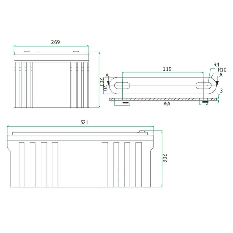 Аккумулятор Haze HZY12-230