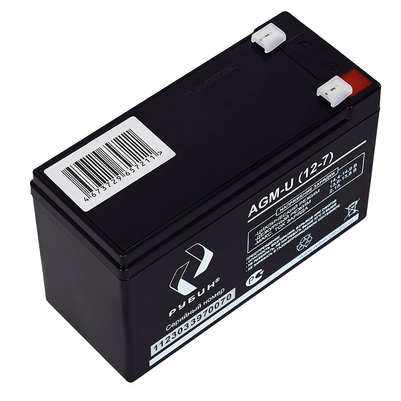 Рубин USB 12V 7Ah AGM 