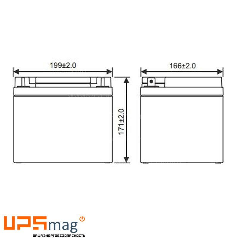 Аккумулятор WBR GPL12400