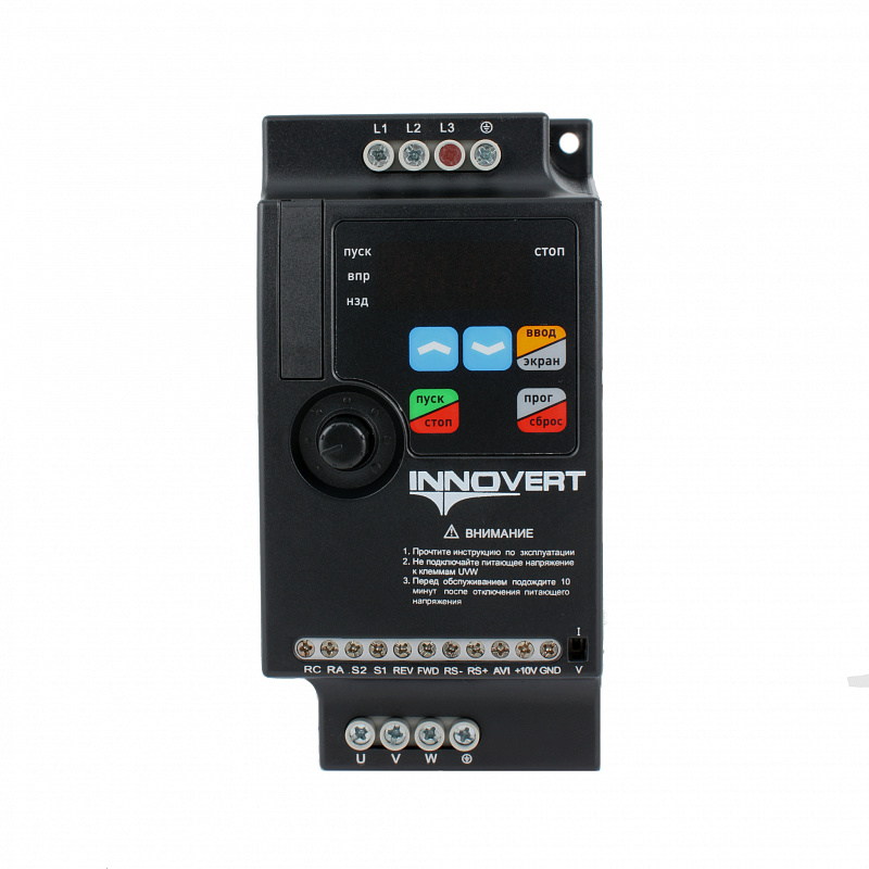 Преобразователь частоты INNOVERT ISD mini plus ISD222M21E, 220В, 2,2кВт, 11А