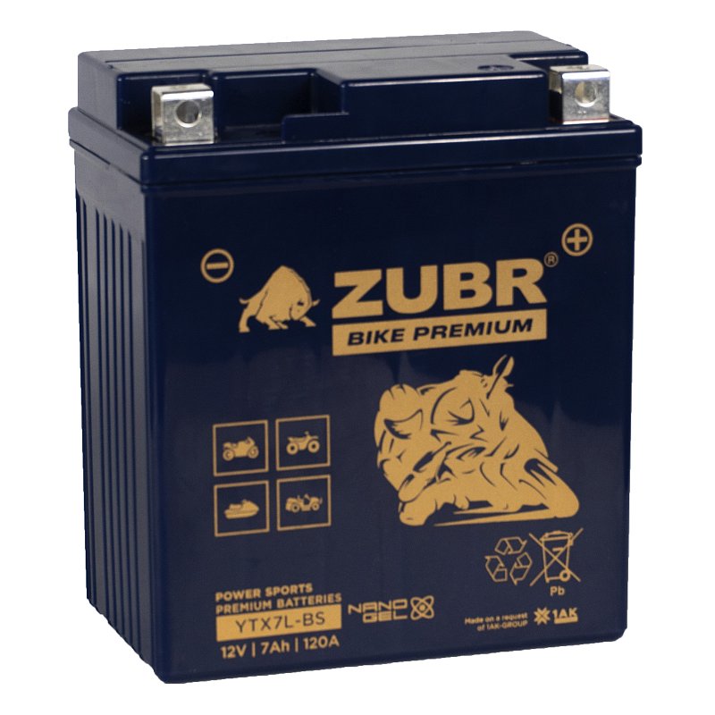 ZUBR BIKE PREMIUM YTX7L-BS