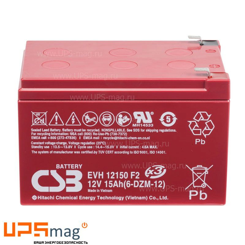 Аккумулятор CSB EVH 12150