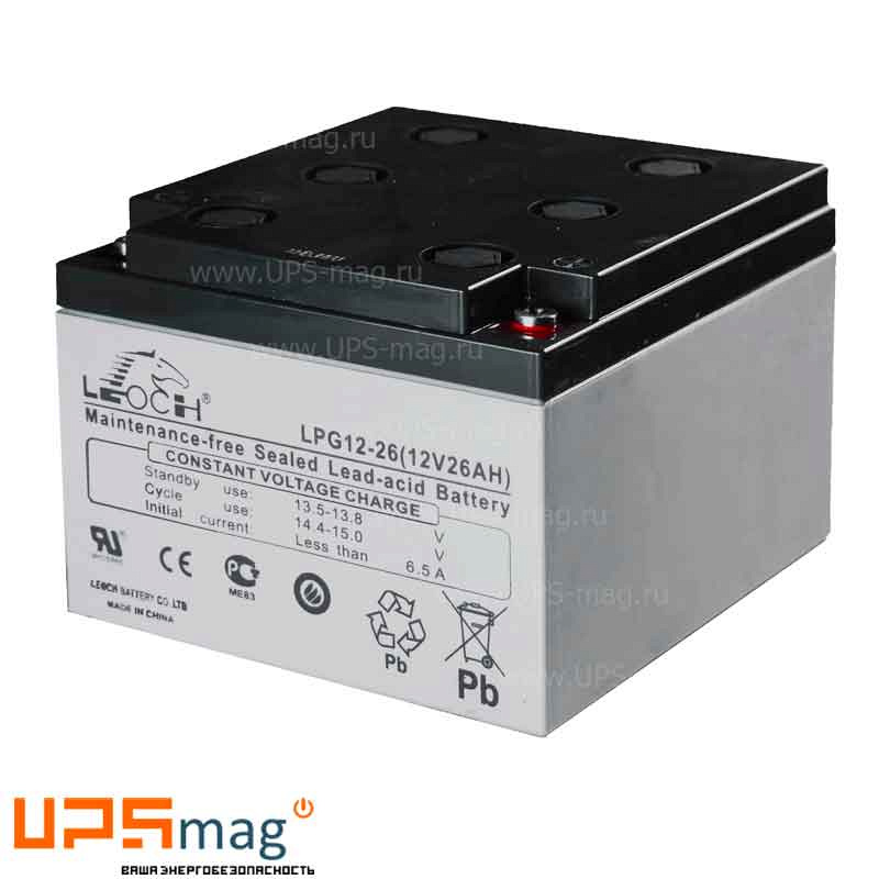 Аккумулятор LEOCH LPG 12-26