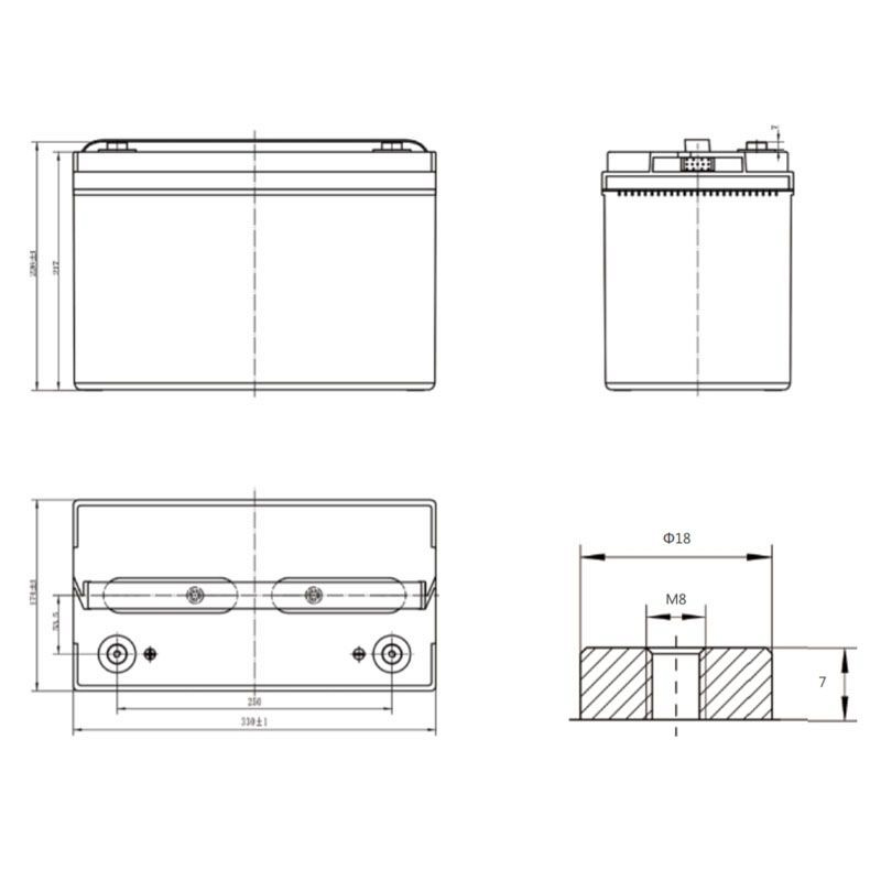 Аккумулятор Sacred Sun SP12-100