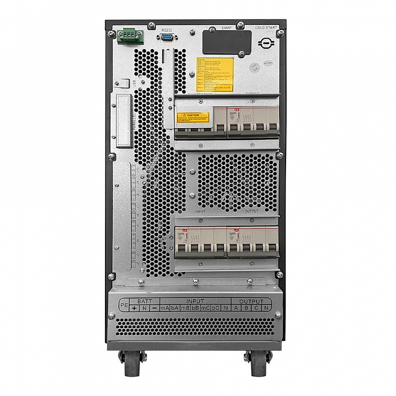 HIDEN EXPERT HE33010XL, подключение внешних АКБ, 10 kVA/10 kW (PF=1)