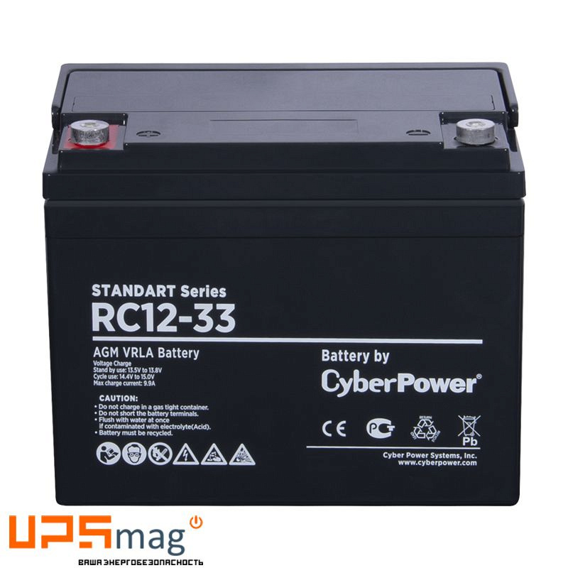 Аккумулятор CyberPower RC12-33