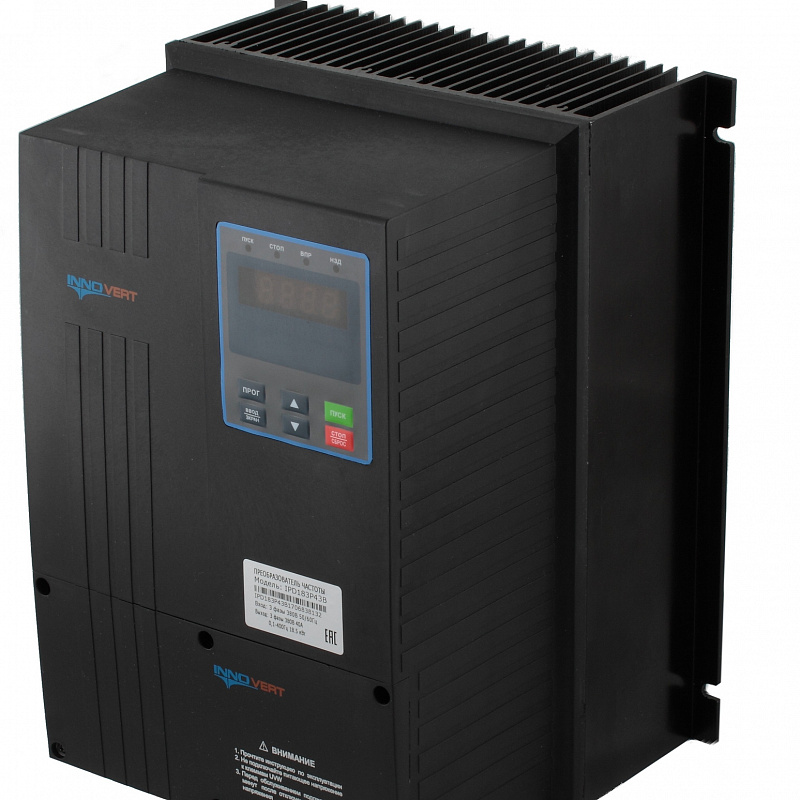 Преобразователь частоты пыле- влагозащищенный INNOVERT IPD453P43B, 380В, 45кВт, 90А, IP 54