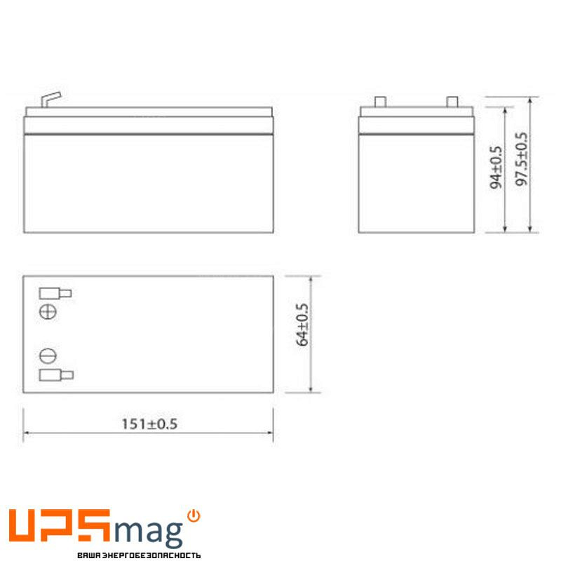 Аккумулятор Yuasa REW45-12