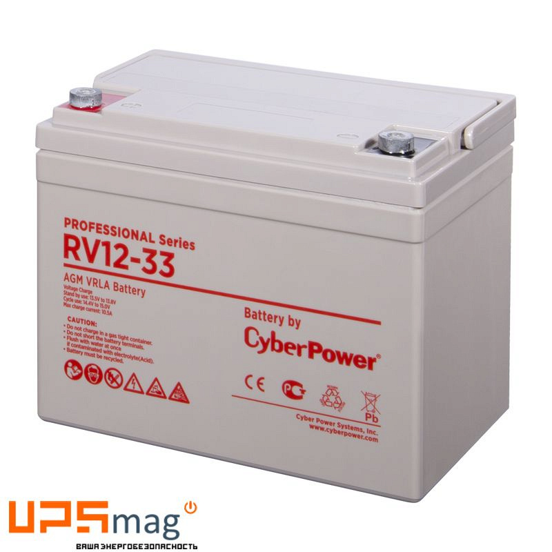 Аккумулятор CyberPower RV 12-33