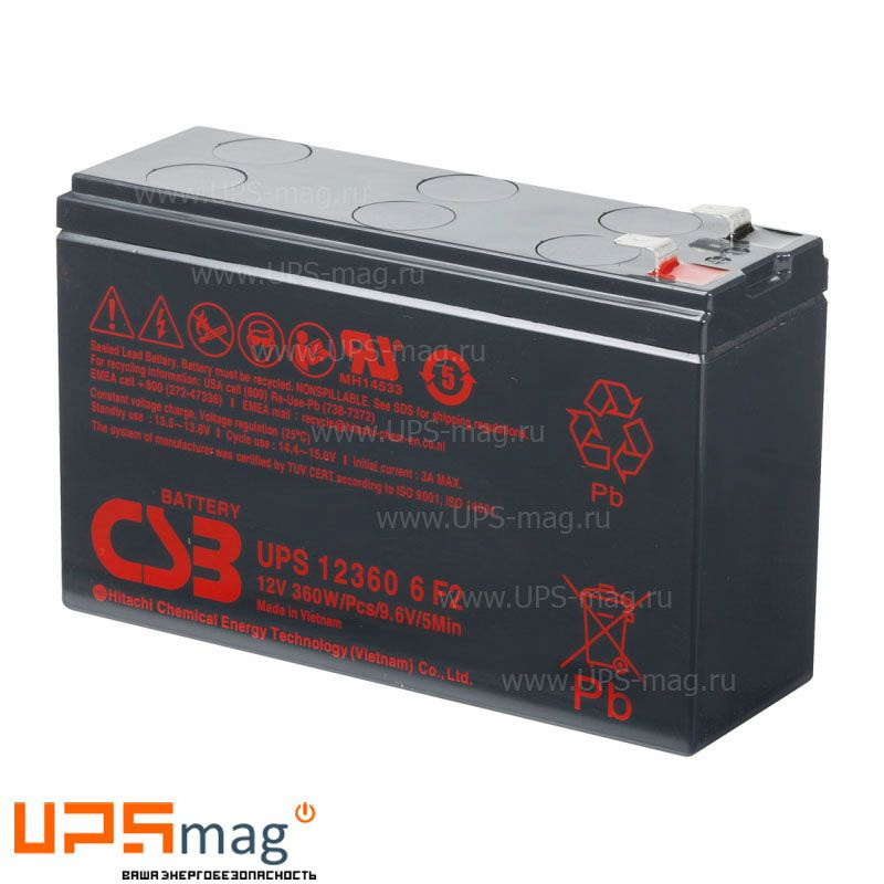 Аккумулятор CSB UPS 12360 6 F2