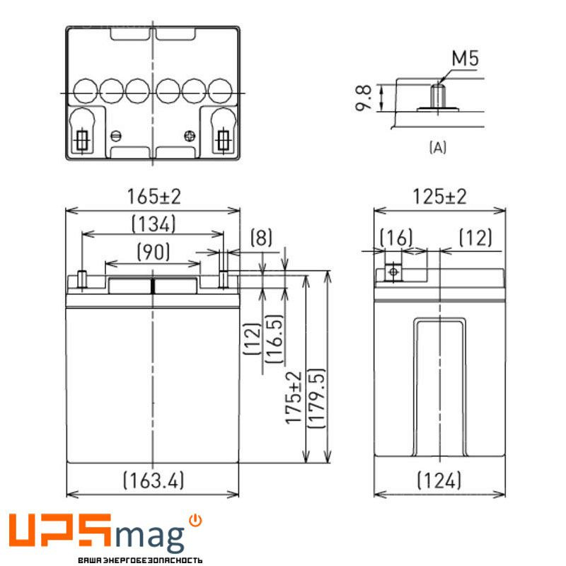 Аккумулятор Panasonic LC-P1224APG