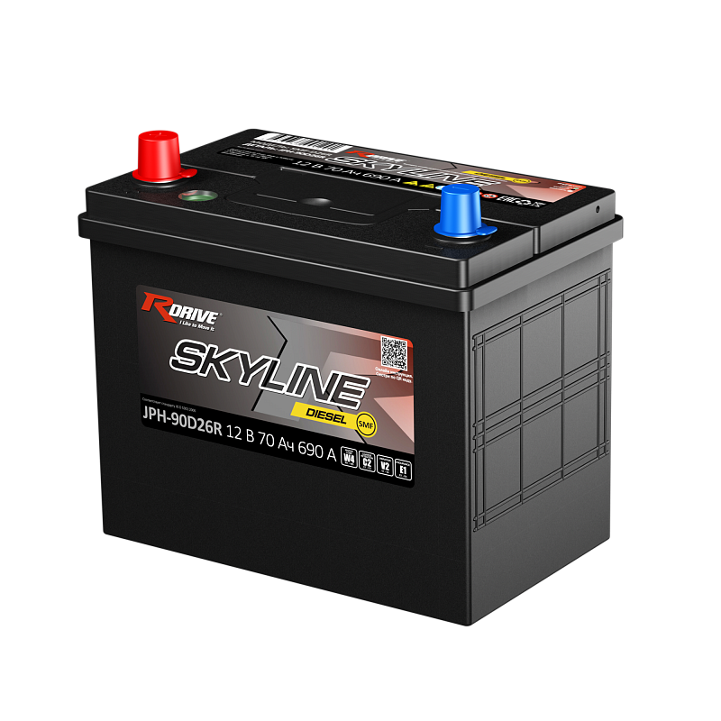 Аккумулятор RDrive SKYLINE DIESEL SMF JPH-90D26R