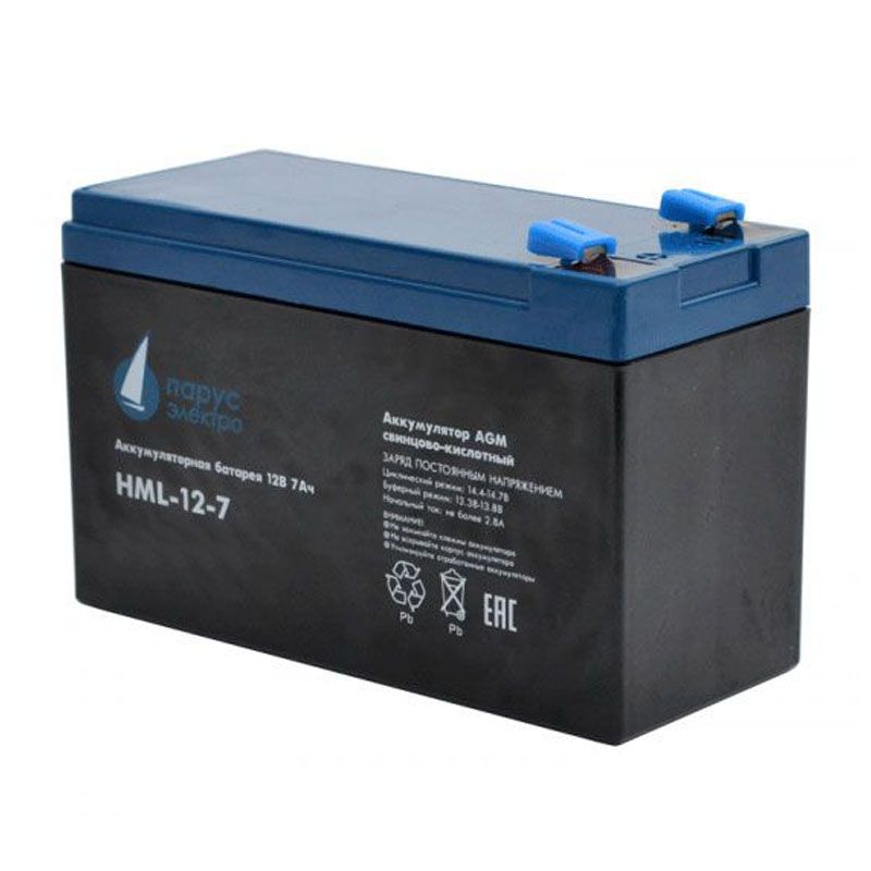Аккумулятор Парус Электро HML-12-7 (12V / 7Ah) купить по выгодной цене ...