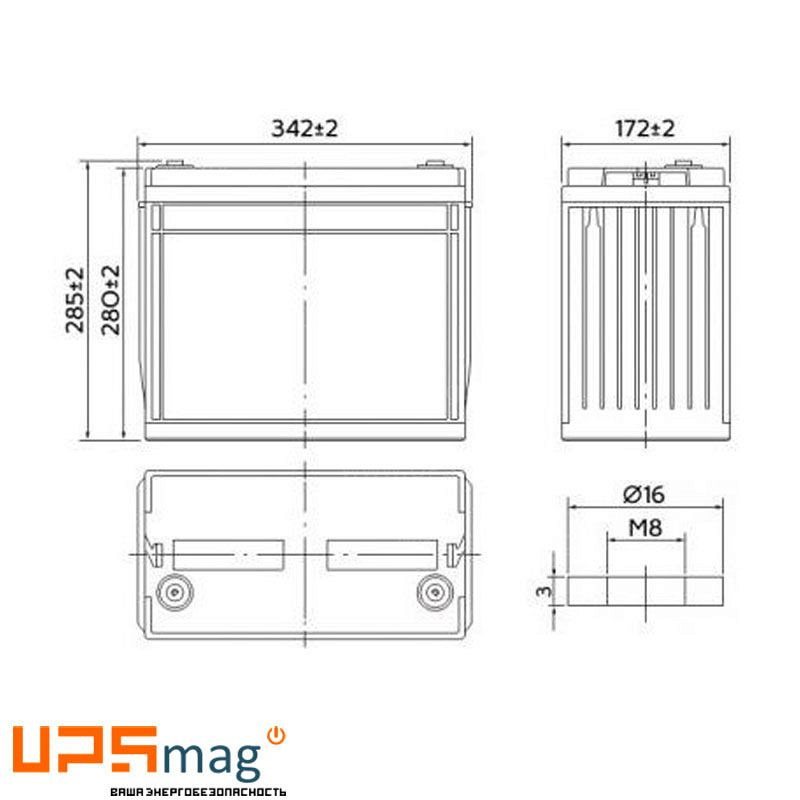 Аккумулятор Yellow HRL 12-140