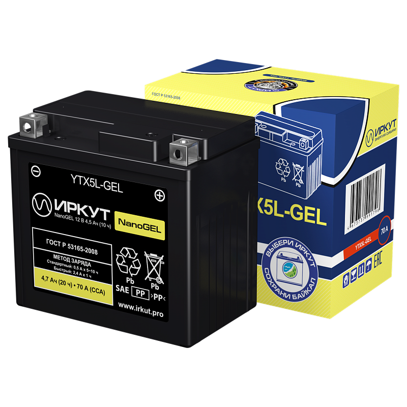 Иркут YTX5L-GEL