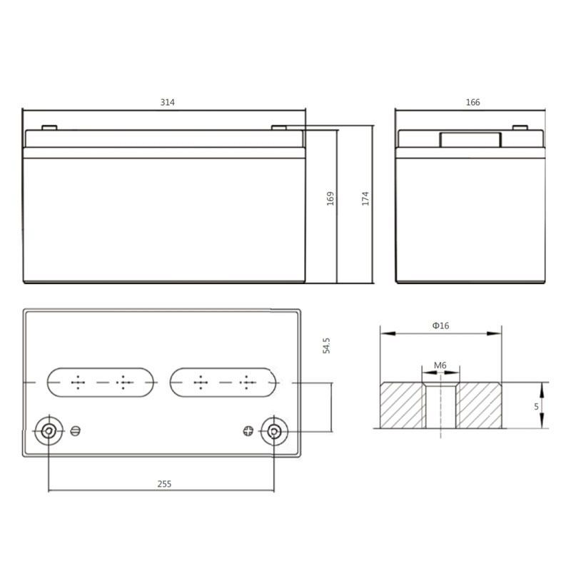 Аккумулятор Sacred Sun SP12-65