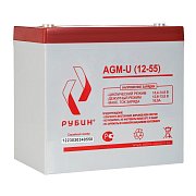 Рубин USB 12V 55Ah AGM