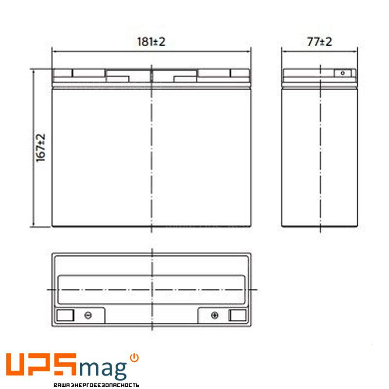 Аккумулятор Yellow HR 12-18