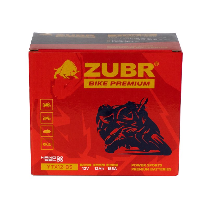 ZUBR BIKE PREMIUM YTX12-BS