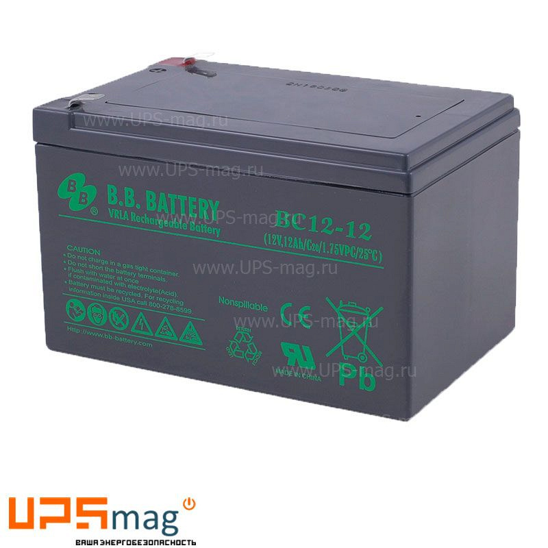 Аккумулятор BB Battery BC12-12