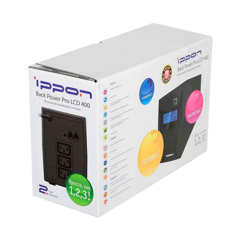 Ippon Back Power Pro LCD 600