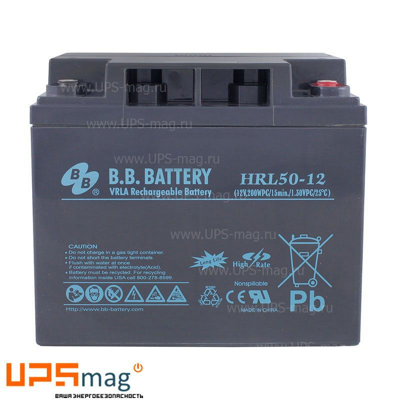 Аккумулятор BB Battery HRL50-12