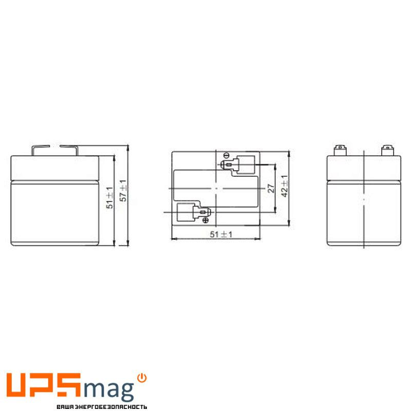 Аккумулятор LEOCH DJW 6-1.0