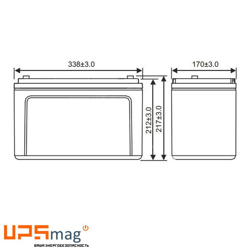 Аккумулятор WBR GPL121000