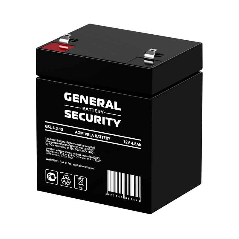 Аккумулятор General Security GSL 4.5-12