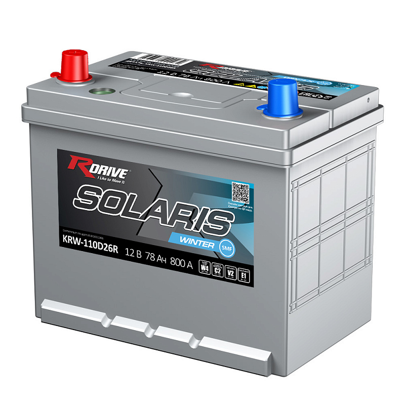 Аккумулятор RDrive SKYLINE WINTER SMF JPW-110D26R