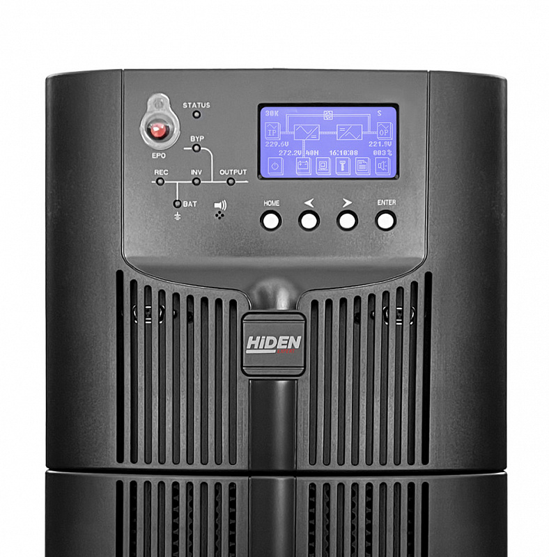 HIDEN EXPERT HT33015, подключение внешних АКБ, 15 kVA/12 kW (PF=0,8)