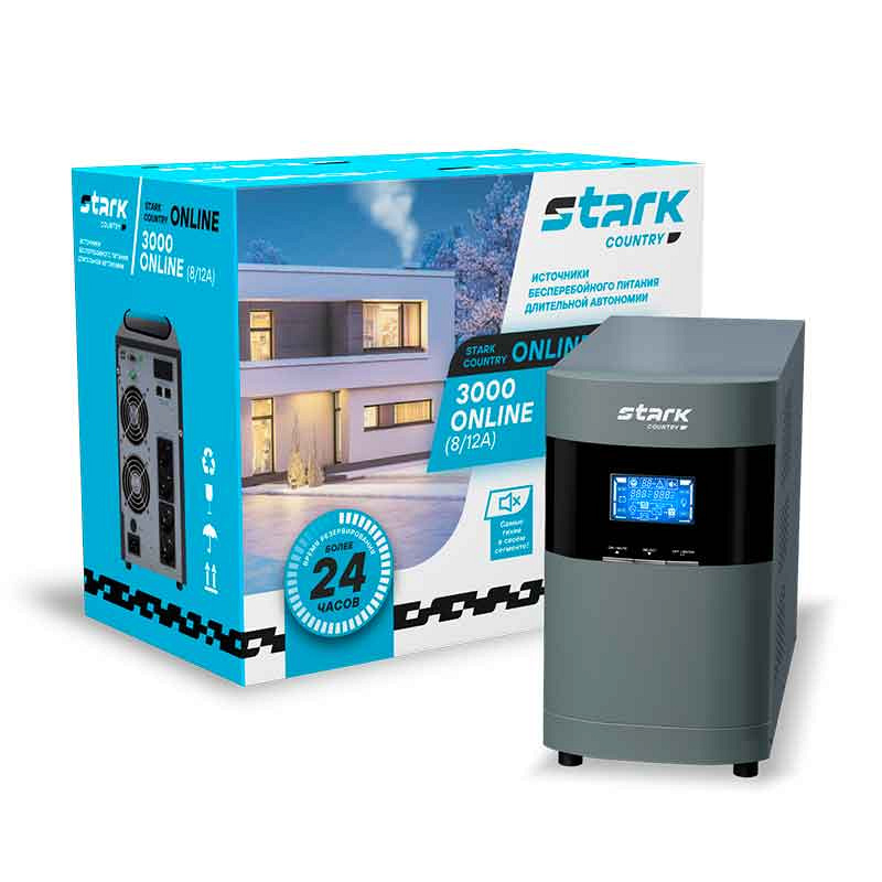 ИБП Stark Country 3000 online, 12А