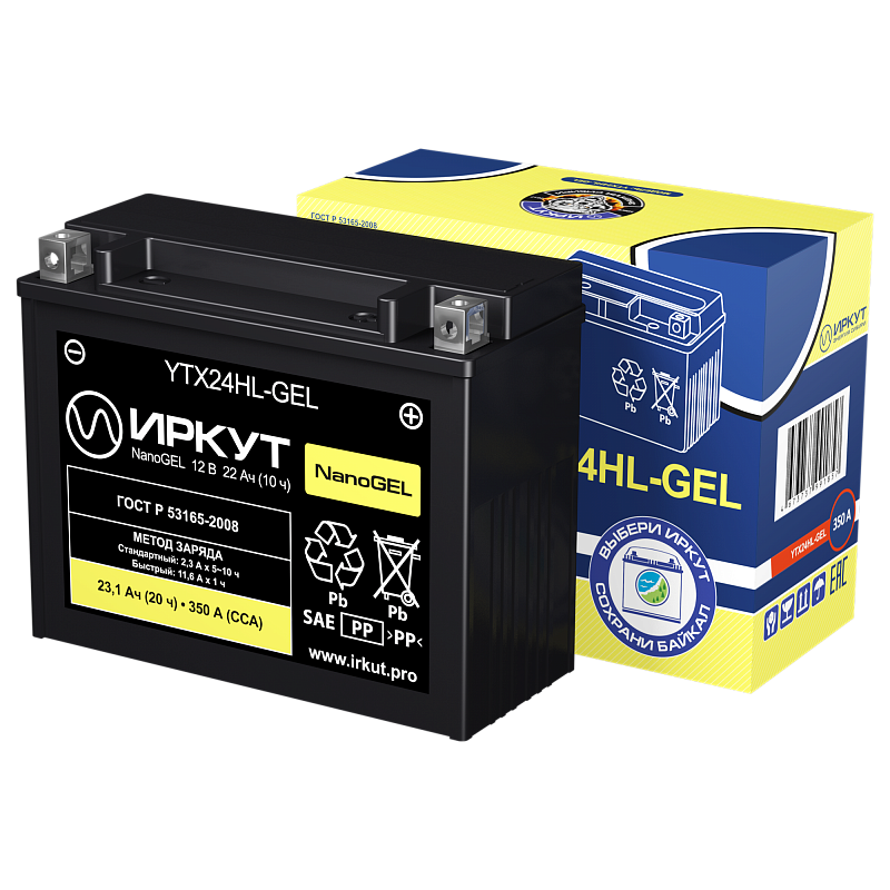 Иркут YTX24HL-GEL