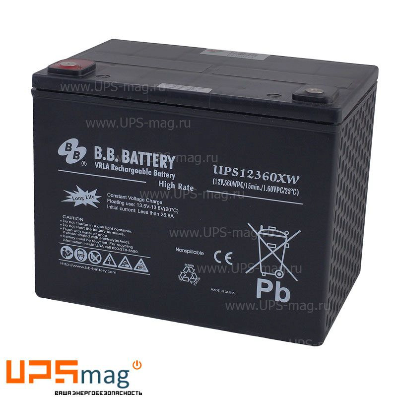 Аккумулятор BB Battery UPS 12360XW