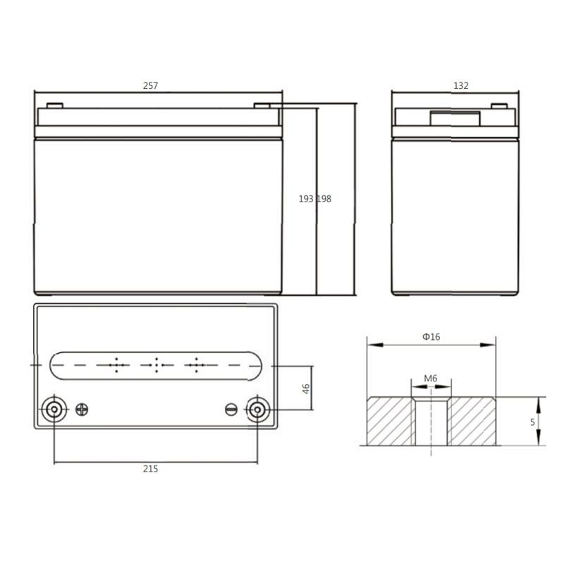 Аккумулятор Sacred Sun SP12-50