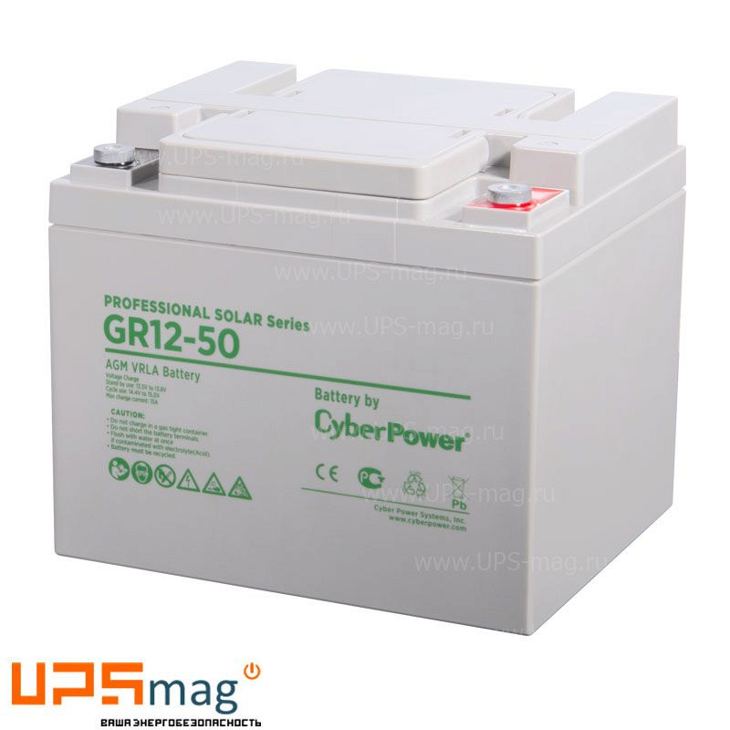 Аккумулятор CyberPower GR 12-50