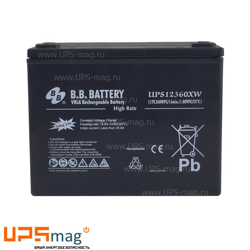 Аккумулятор BB Battery UPS 12360XW