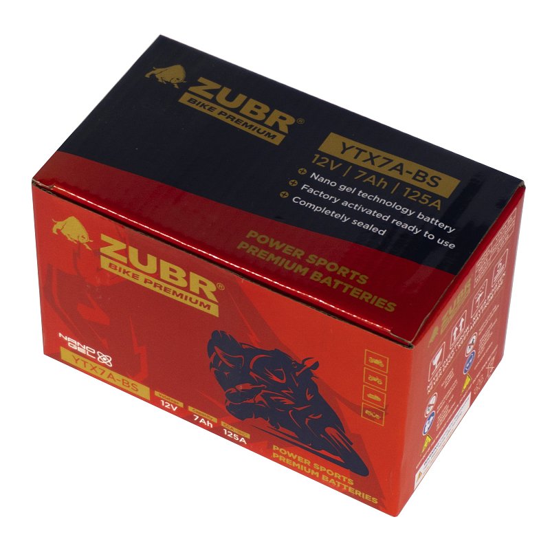 ZUBR BIKE PREMIUM YTX7A-BS