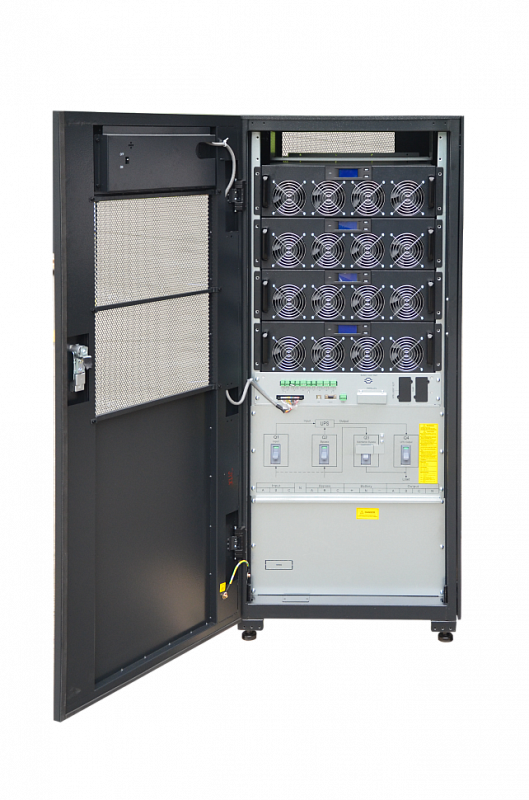 HIDEN EXPERT HE33120X, подключение внешних АКБ, 120 kVA/108 kW (PF=0,9)