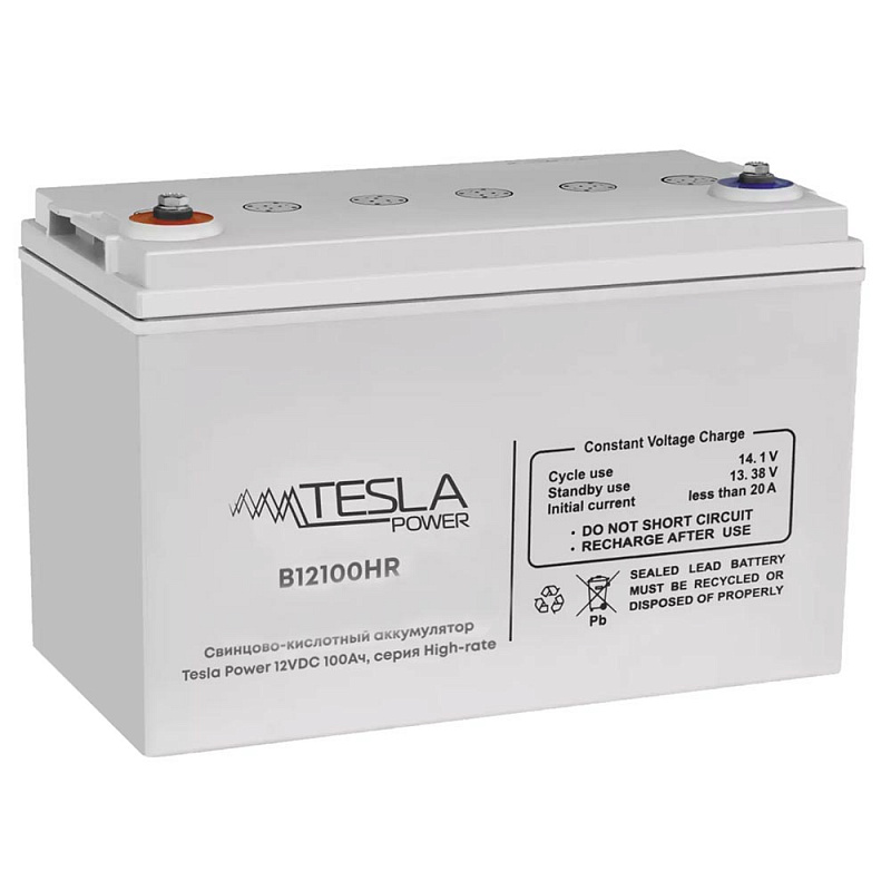 Tesla Power 12VDC 100Ач, серия High-rate 