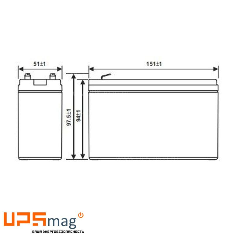 Аккумулятор WBR HR 1224W