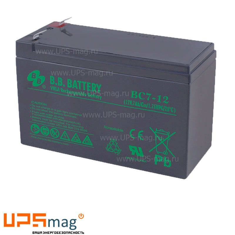 Аккумулятор BB Battery BC7-12