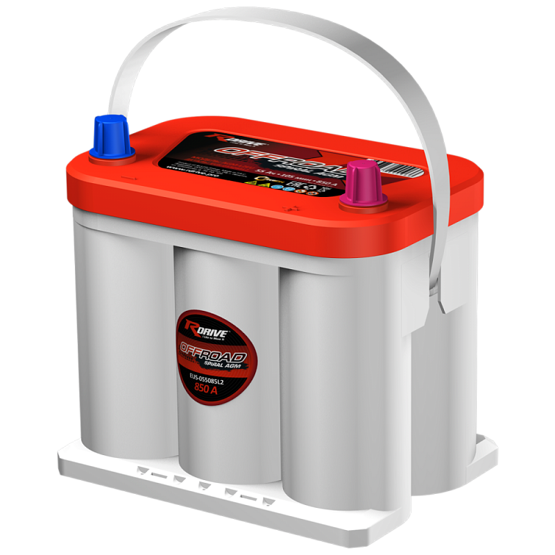 Спиральный аккумулятор RDrive OFFROAD SPIRAL AGM EUS-055085L2