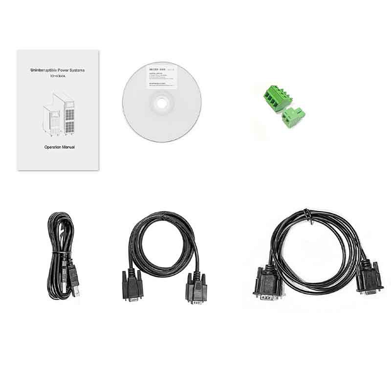 HIDEN KC3330S 30000VA/27000W (3ф/3ф) встроенные акб в корпусе (9А/ч х 60шт)