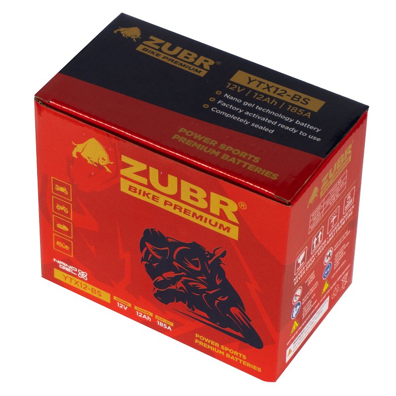 ZUBR BIKE PREMIUM YTX12-BS