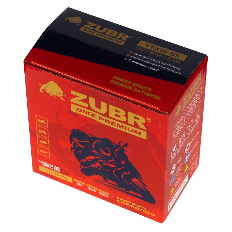 ZUBR BIKE PREMIUM YTX16-BS